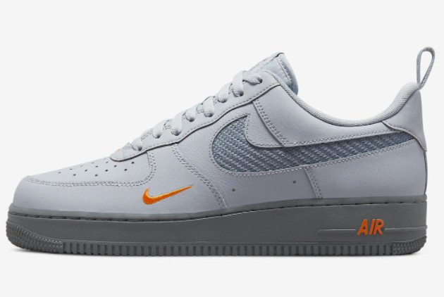 Nike Air Force 1 Low Grey Orange DR0155-001 - Stylish and Versatile Footwear