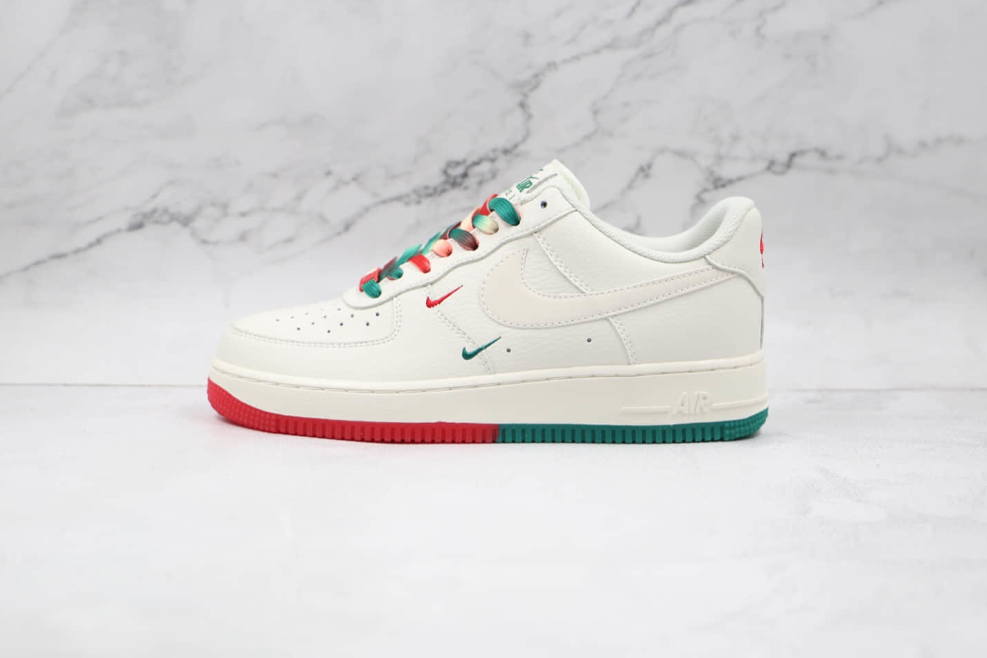 Nike Air Force 1 Low 07 White Green University Red BU6638-180 - Stylish Sneakers for All-Day Comfort