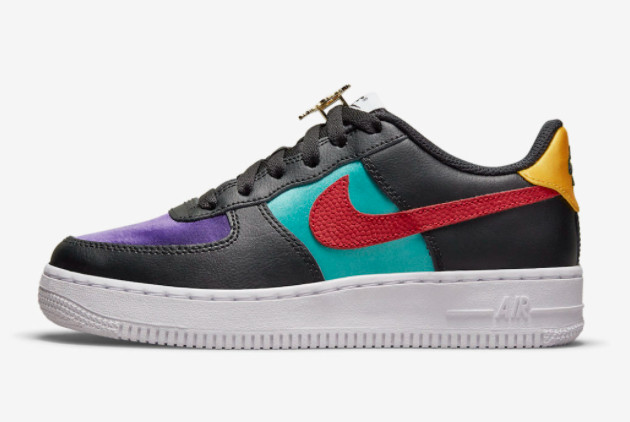 Nike Air Force 1 Low GS NBA WNBA DN4178-001 - Supreme Style for Basketball Enthusiasts.