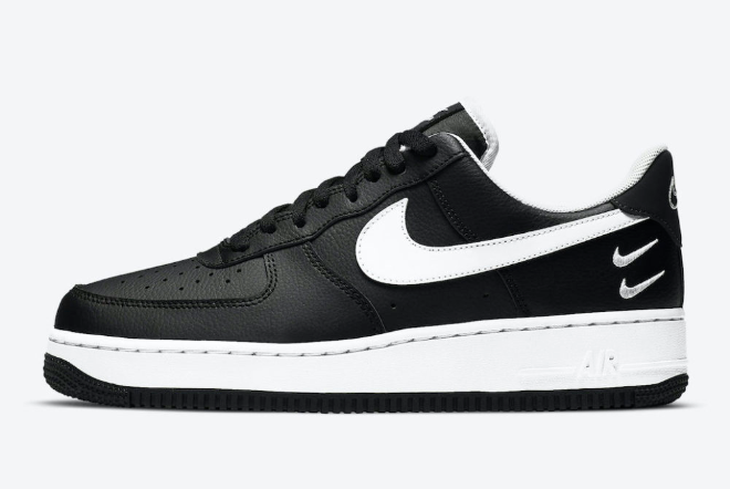 Nike Air Force 1 Low Double Swoosh Black/White CT2300-001 - Stylish and Classic Sneakers